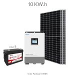 پکیج برق خورشیدی 10Kw.h با تامین 5Kw.h انرژی
